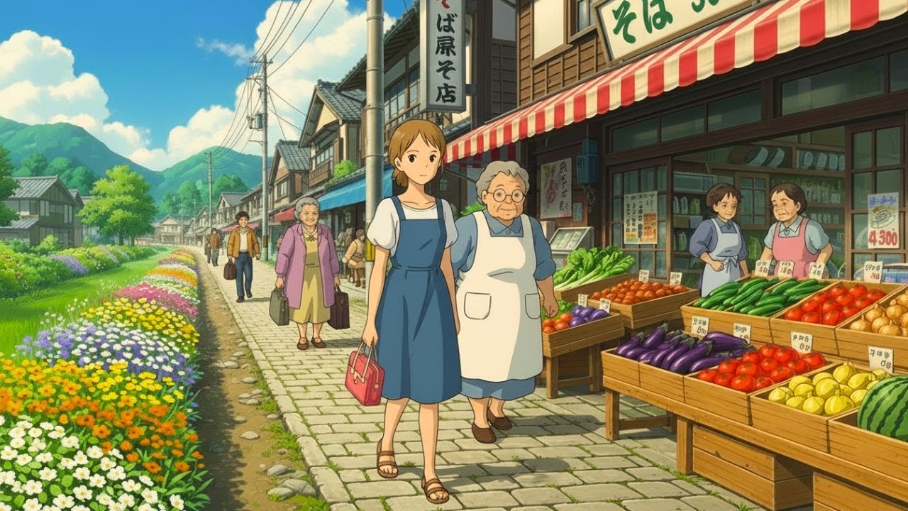A day in the Countryside🌿 Peaceful life of Villagers #cooking #anime #2025videos #grandma