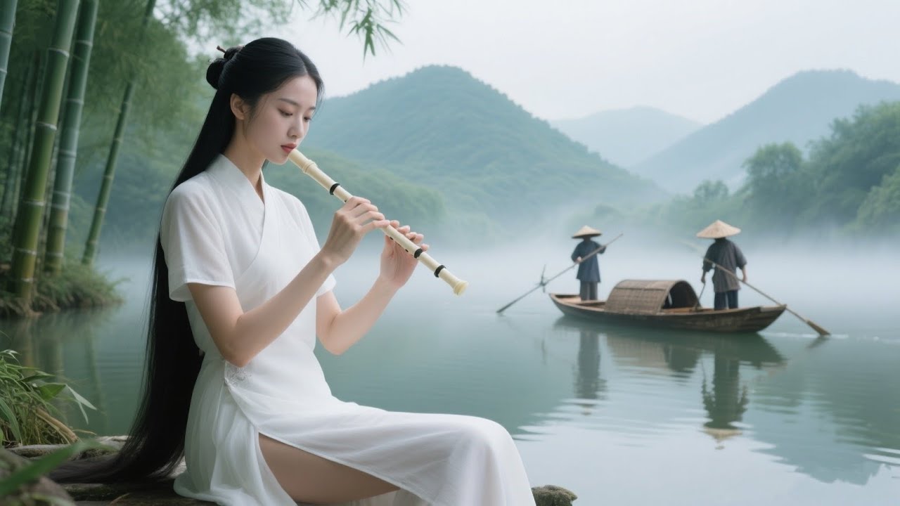 Лучшая китайская дзен-музыка🌿Бамбуковая флейта, эрху и гучжэн🍃Мирная музыка, успокаивающая сердце