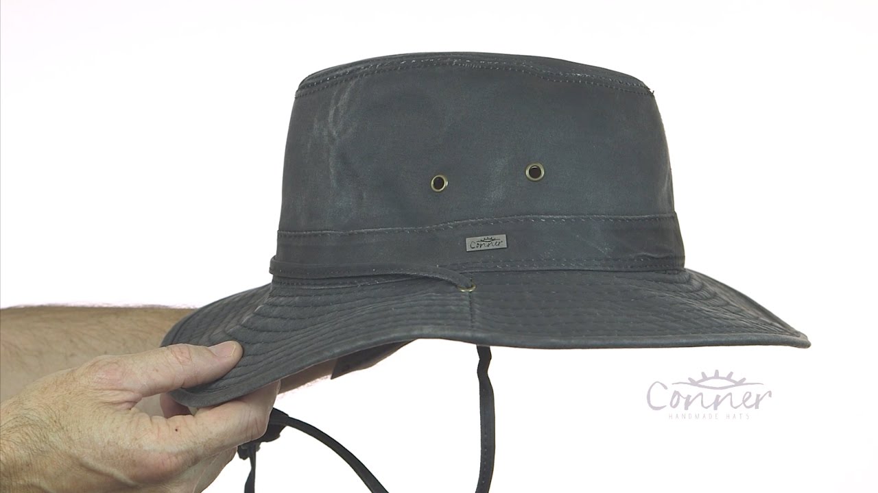 Tracker Water Resistant Cotton Outback Hat #Y1205 | Conner Hats