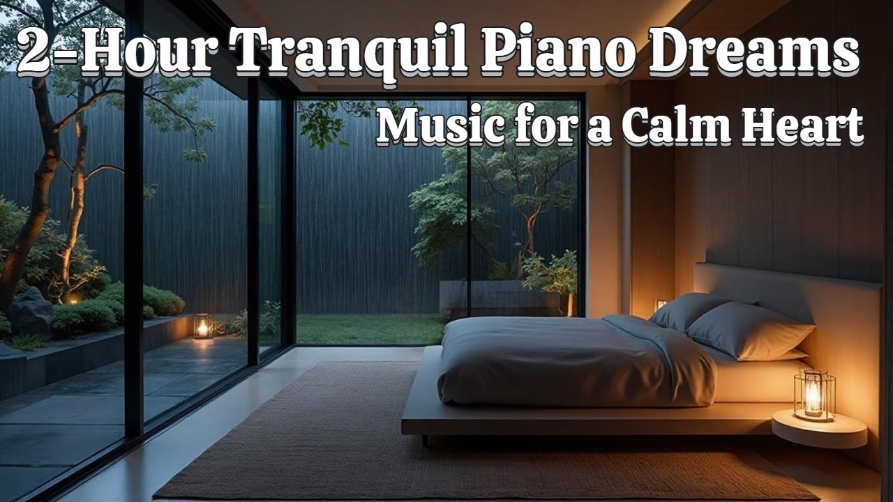 Relaxing Piano (29) (No Rain Sounds) 2-Hour Tranquil Piano Dreams: Music for a Calm Heart