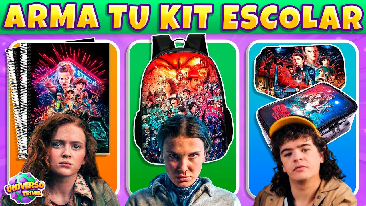 🎒 Создайте свой собственный набор школьных принадлежностей по мотивам сериала «Очень странные дел...