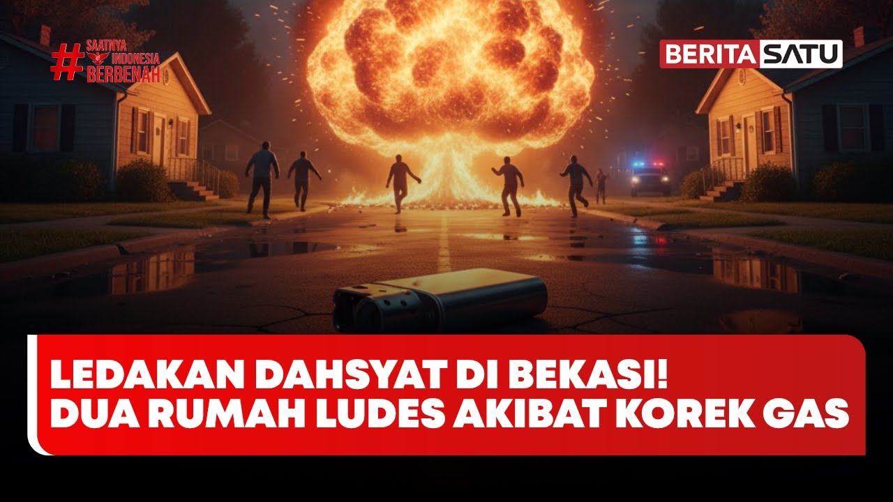Korek Gas Meledak, 2 Rumah di Tambun Selatan Bekasi Ludes Dilalap Api #beritasatu