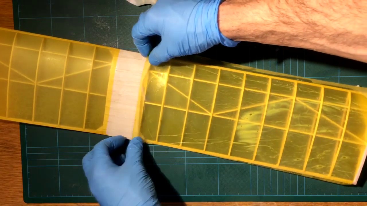 Tissue over mylar application using Eze Dope, it's easy peasy!