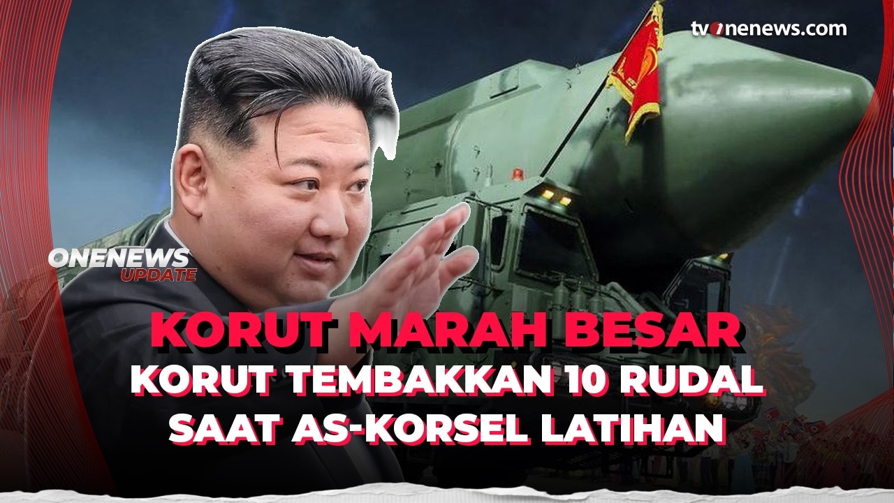 Murka AS-Korsel Latihan Militer Bareng, Korut Luncurkan Rudal Balistik | OneNews Update