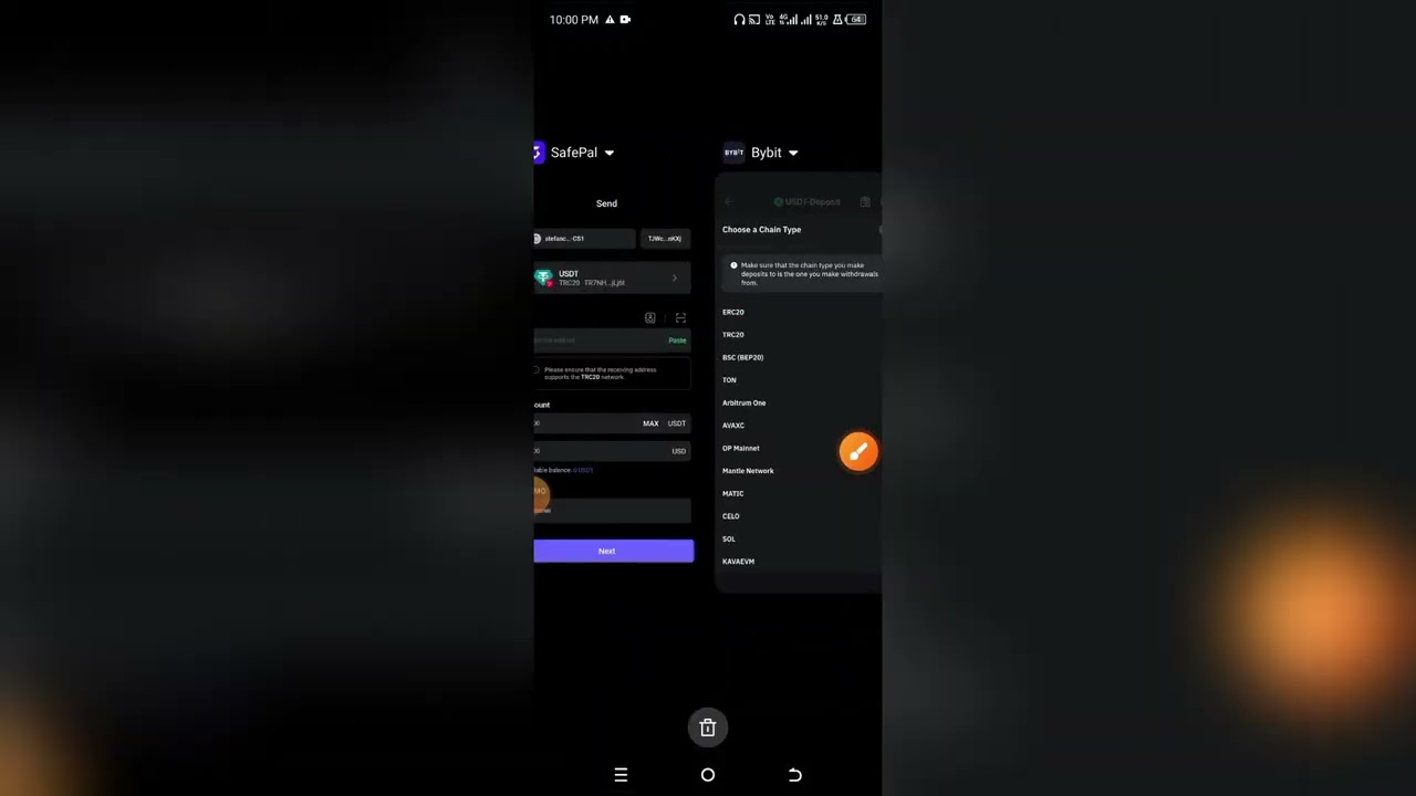HOW TO TRANSFER TETHER USDT FROM SAFEPAL WALLET TO BYBIT EXCHANGE