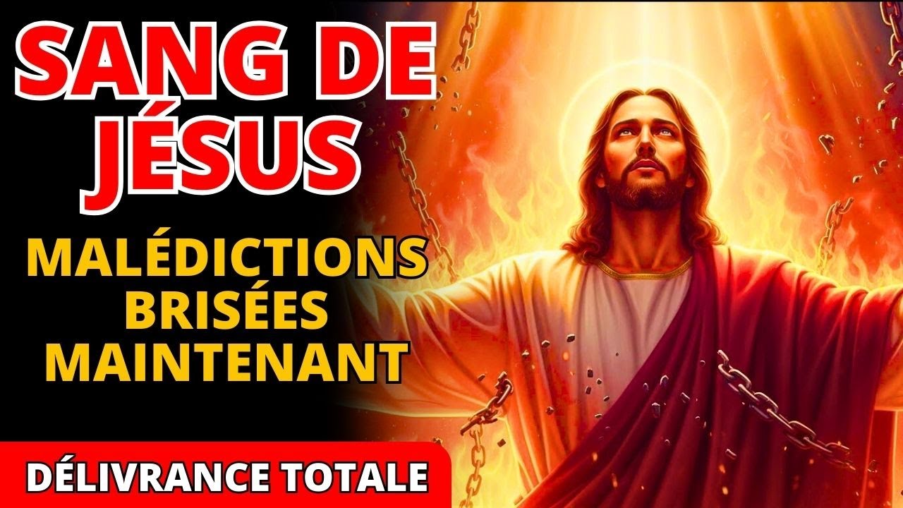 🩸 Aucun mal ne résiste  Le Sang de Jésus BRISE toute malédiction héréditaire et attaque démoniaque