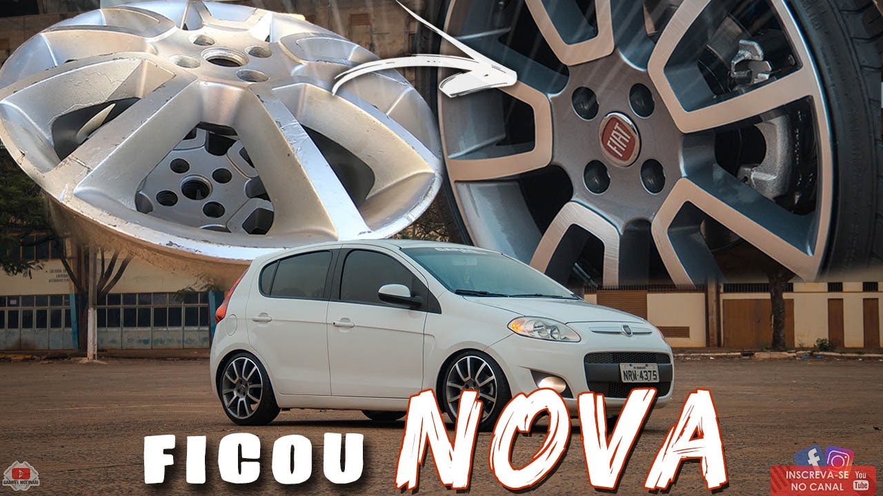 RESTAURAÇÃO RODA PUNTO T-JET 17' TALA 7,5  ▸  MISSÃO BRANQUELO com AMG SERVICE