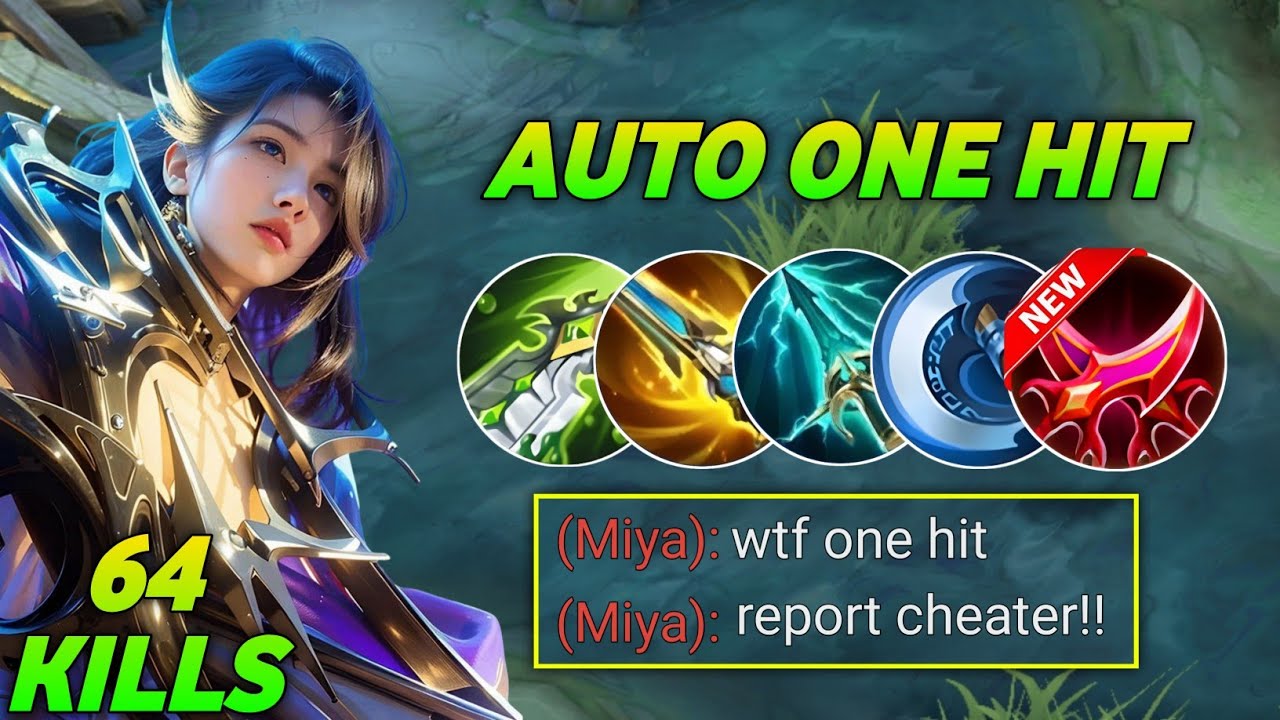 64 KILLS🔥 IN 3 GAMES NEW 1 HIT BUILD FOR GOLD LANE LESLEY 🥵 Mobile Legends