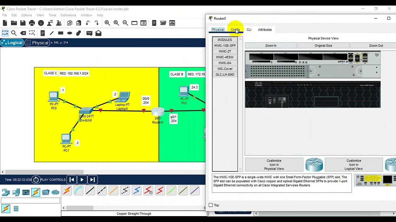 Router entre dos redes