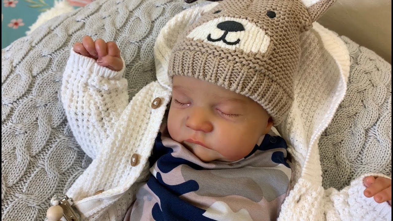 Calming changing and destress video with baby Levi | reborn videos