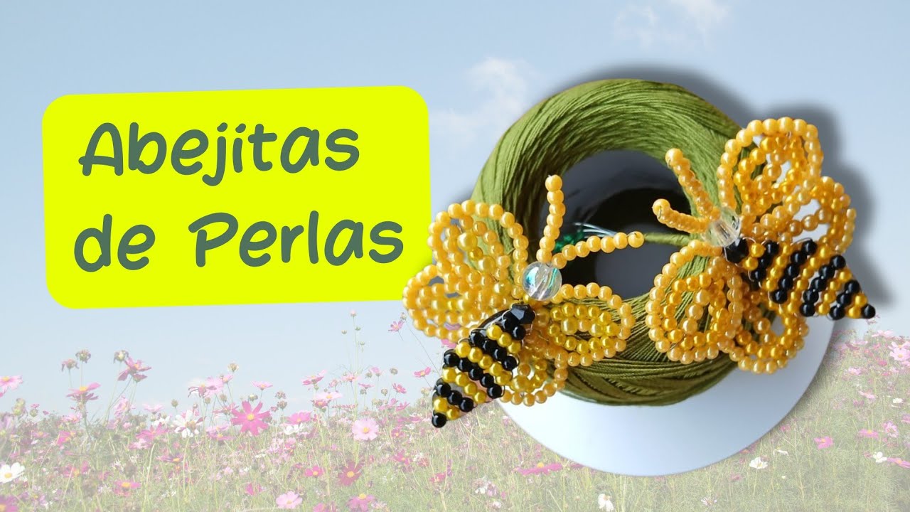 Tembleques- Abejita de perlas-Paso a Paso