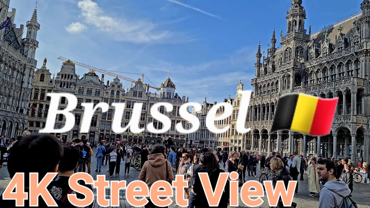 [4K] Brussel, Belgium 🇧🇪 Walking Tour | Street View | Phong cảnh nước Bỉ | Cuộc sống Bỉ