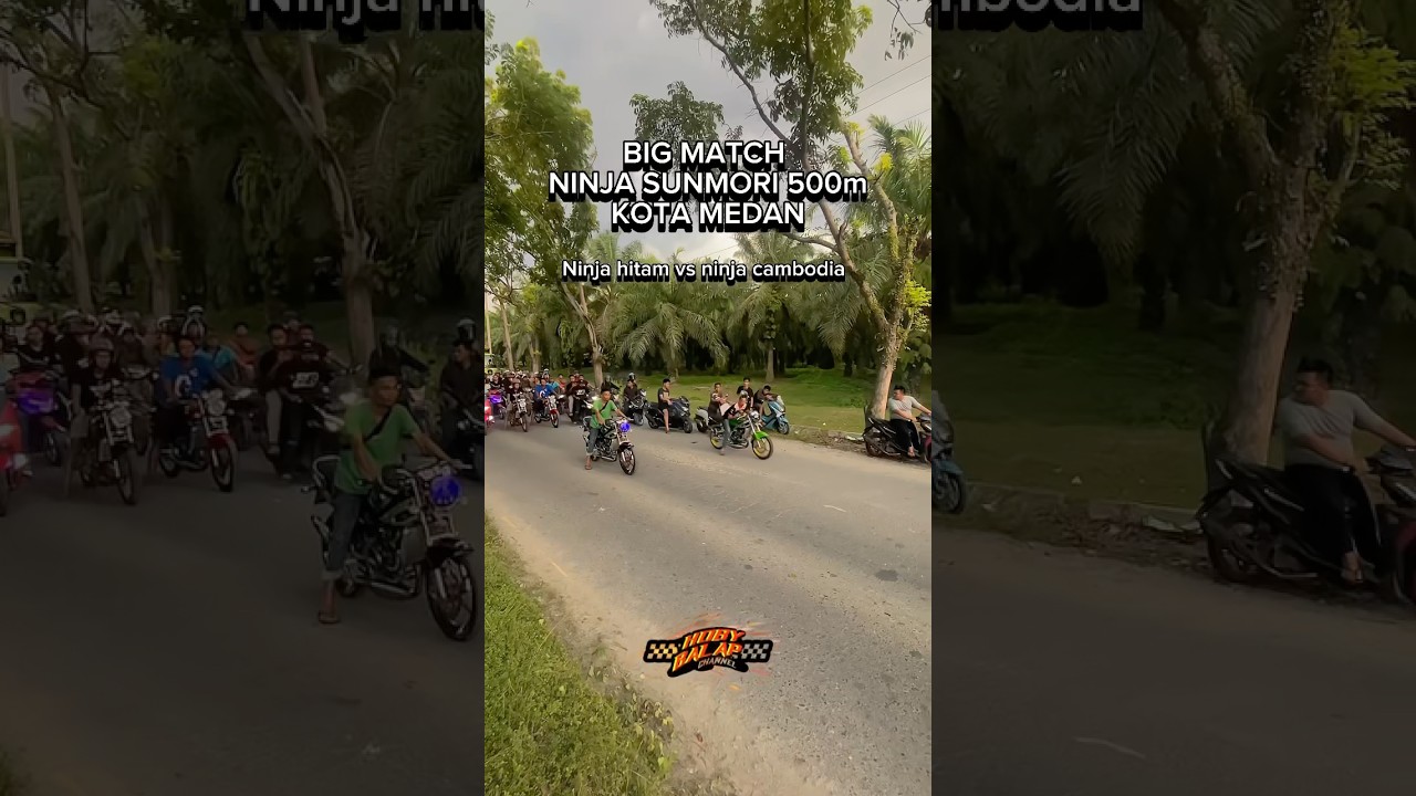 MATCH NINJA SUNMORI 500m ( MEDAN )❗️ #hobybalapchannel #balapan #balap #dragrace #automobile #fyp