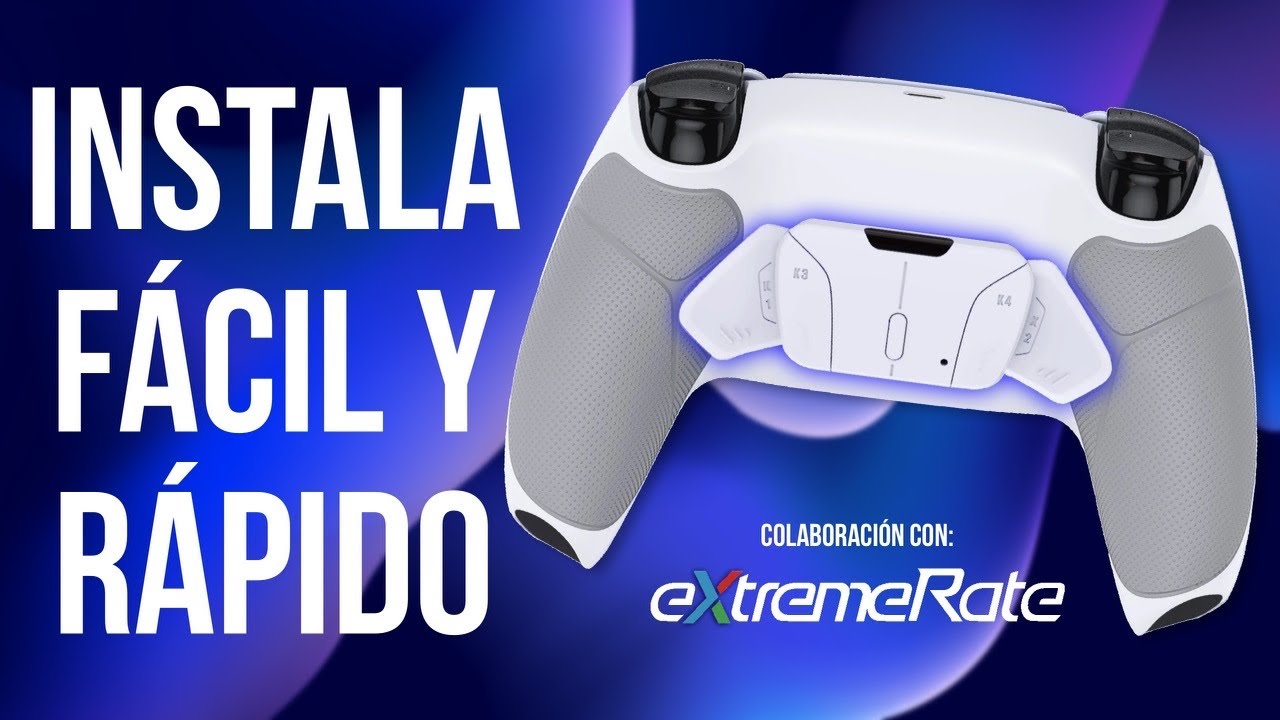 Mejora tu experiencia de juego con el Rise 4 Remap Kit de Extremerate para tu control de PS5 🎮 👾