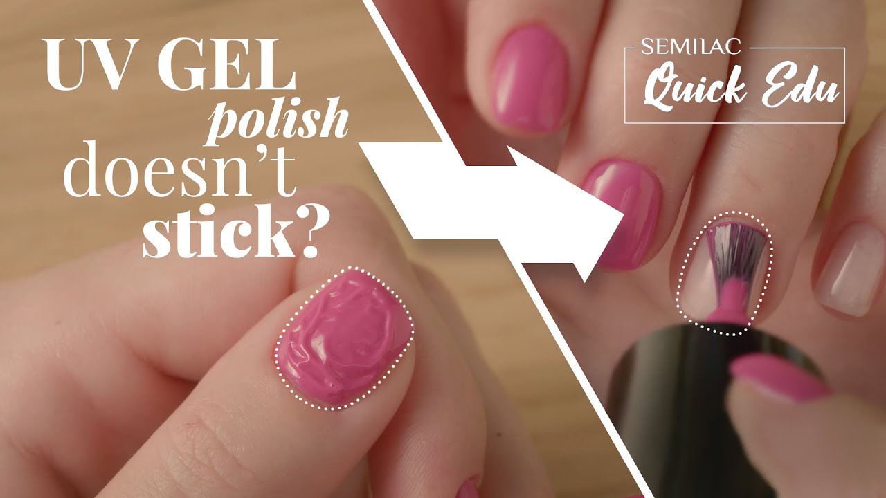 Semilac Quick Edu - UV Gel Polish Doesn't Stick or Cure 😥