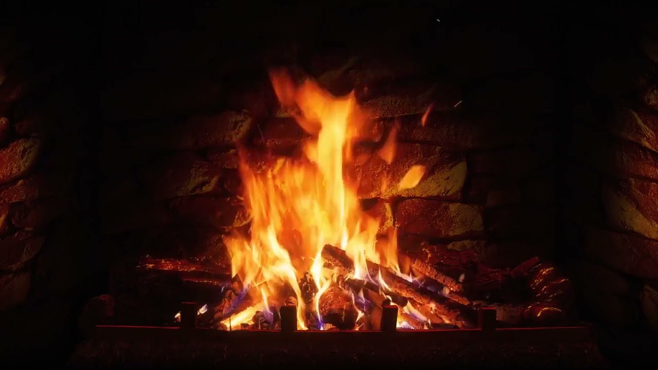 Fireplace 10 Hours | No Ads | HD