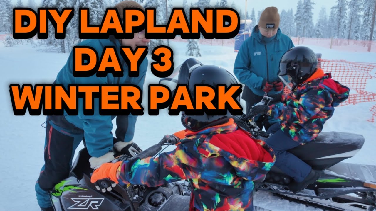 Lapland DIY – Day 3 | Lapland Winter Park ❄️🇫🇮 | Our BEST Day in Rovaniemi