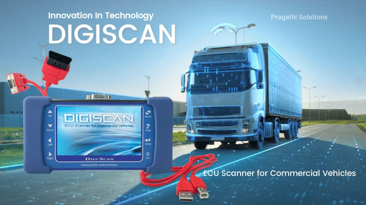 DIGISCAN - ECU Diagnostics tool for Commercial Vehicles 🚒 and Tractors 🚜 .