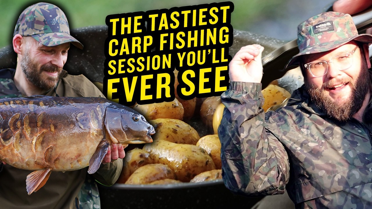 The TASTIEST Carp Fishing Session YOU'LL EVER SEE | Bankside Chef at Buzzard Valley Fisheries
