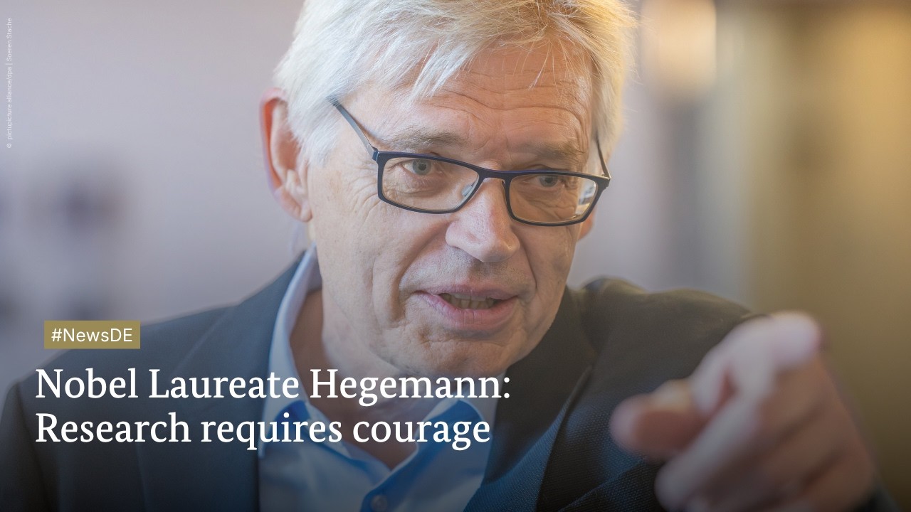 Nobel Laureate Hegemann: Research requires courage | #NewsDE