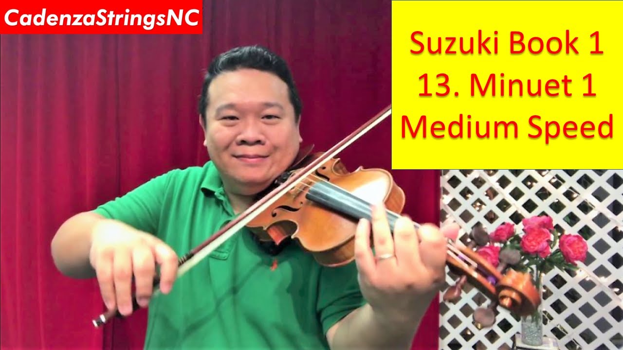 Minuet 1 | Medium Speed | Suzuki Violin Book 1
