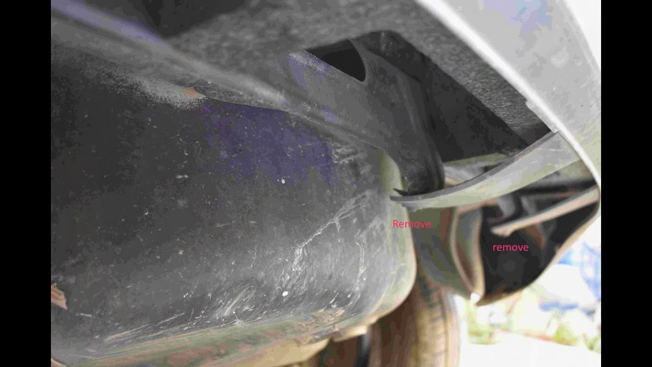 Astra G Rear Bumper Replacement