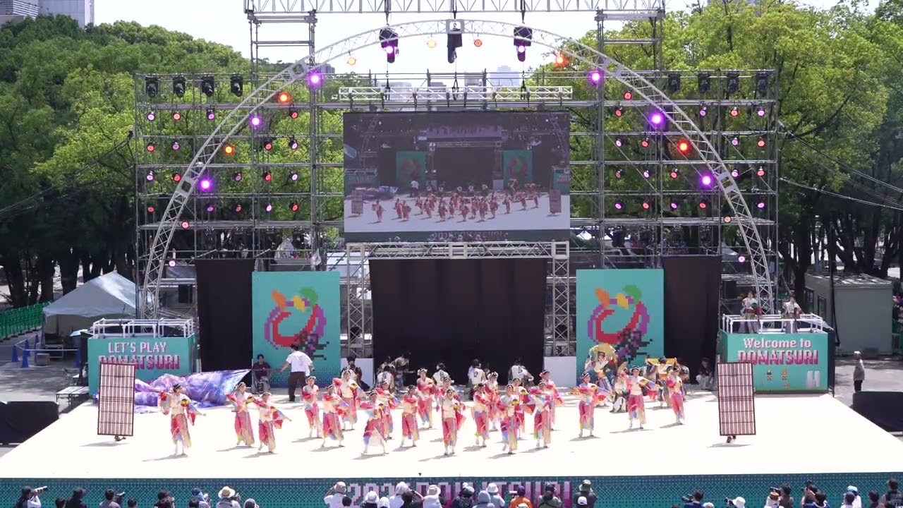 [4K] 夜さり華-yosaribana-（第27回 にっぽんど真ん中祭り day1 2025 /久屋大通公園会場 メインステージ)
