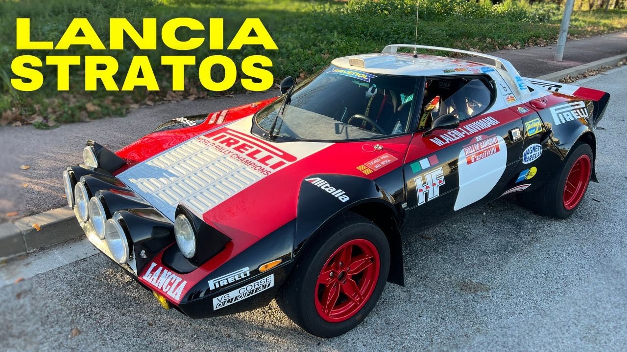 LANCIA STRATOS, el PRIMER COCHE NACIDO para RALLYS