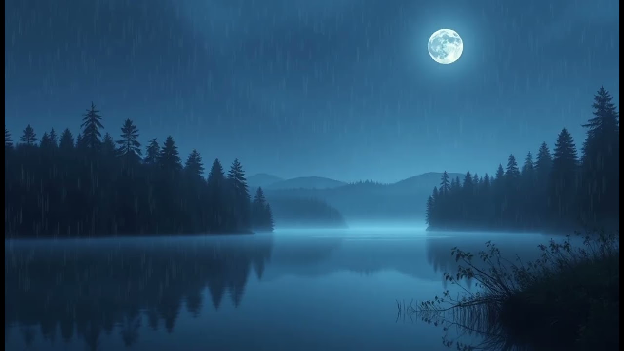 Fall Asleep Fast 🌙 Gentle Sleep Music with Rain (3 Hours)