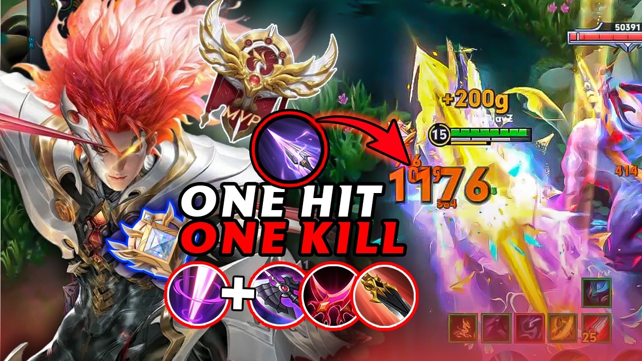 ONE HIT ONE KILL!! MA CHAO BUILD DAMAGE MAKE THE ENEMY CRY | HONOR OF KINGS