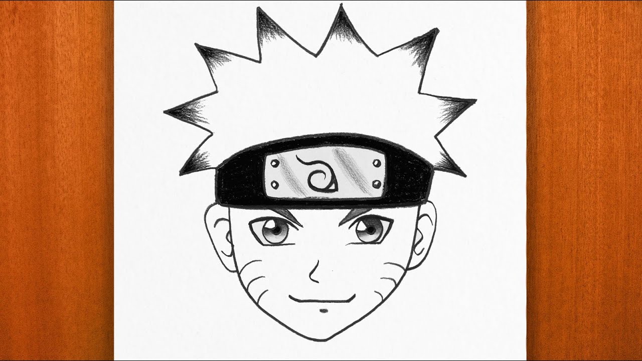 How to Draw Naruto Face Step by Step | Easy Anime Drawing Tutorial