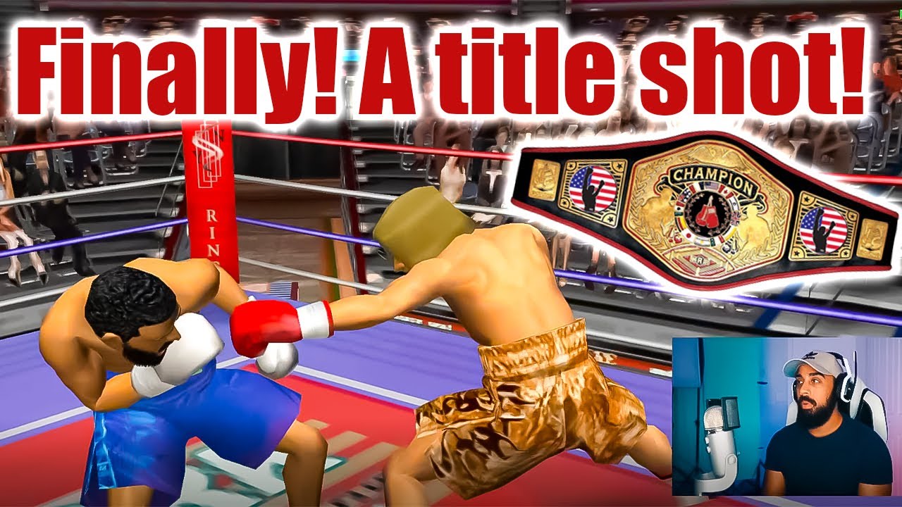 My FIRST TITLE SHOT in this AMAZING boxing video game ( Boxer's Road 2)