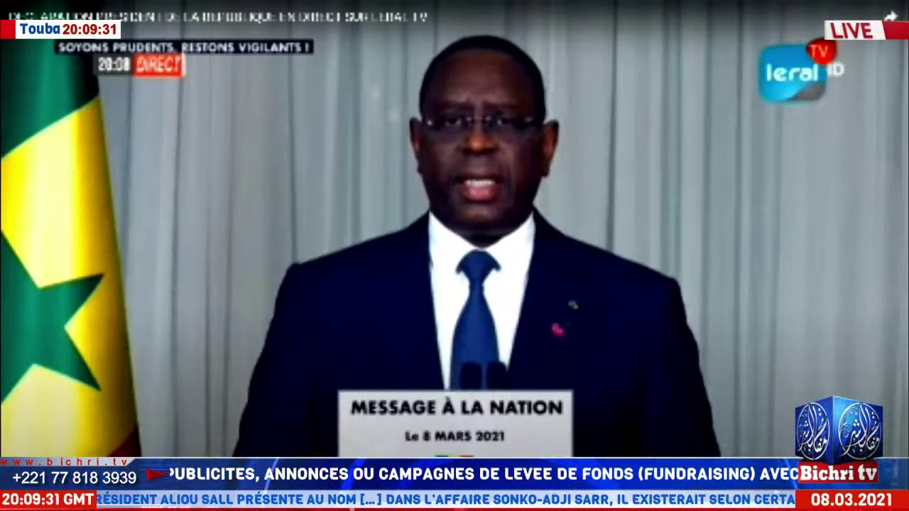 Discours du Président de la République Maky Sall