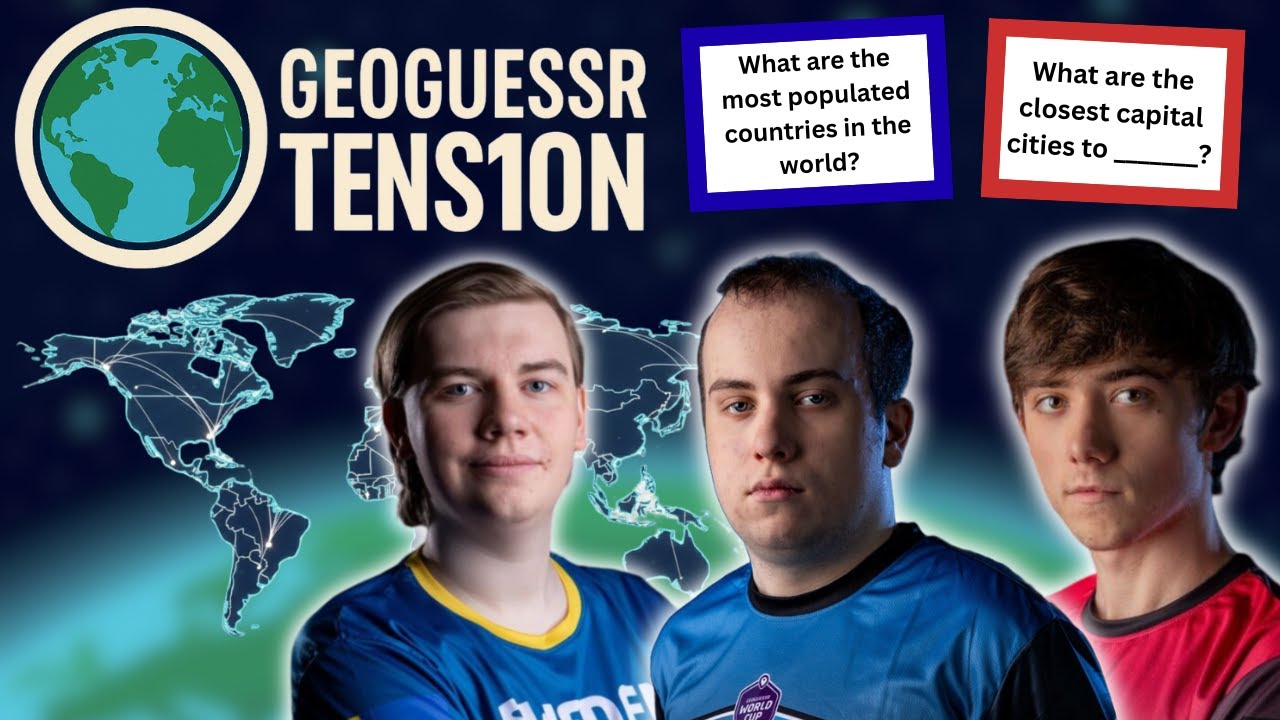 Три игрока Мировой лиги сразятся во втором полуфинале GeoGuessr Tension!! 😱