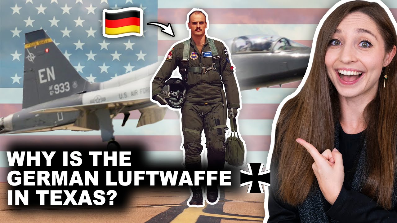 German fighter pilots train IN THE USA?! Visit Sheppard Air Force Base with Feli from Germany!