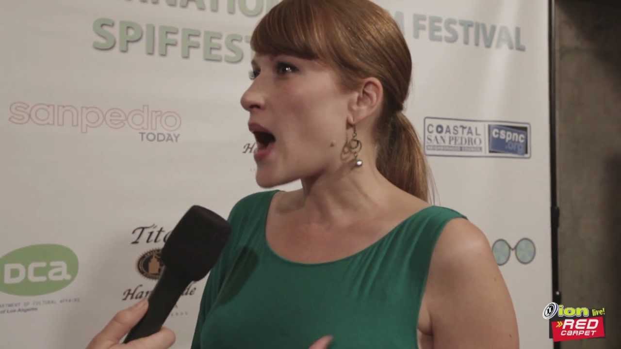 Brea Bee on the ION Red Carpet at the San Pedro International Film Festival