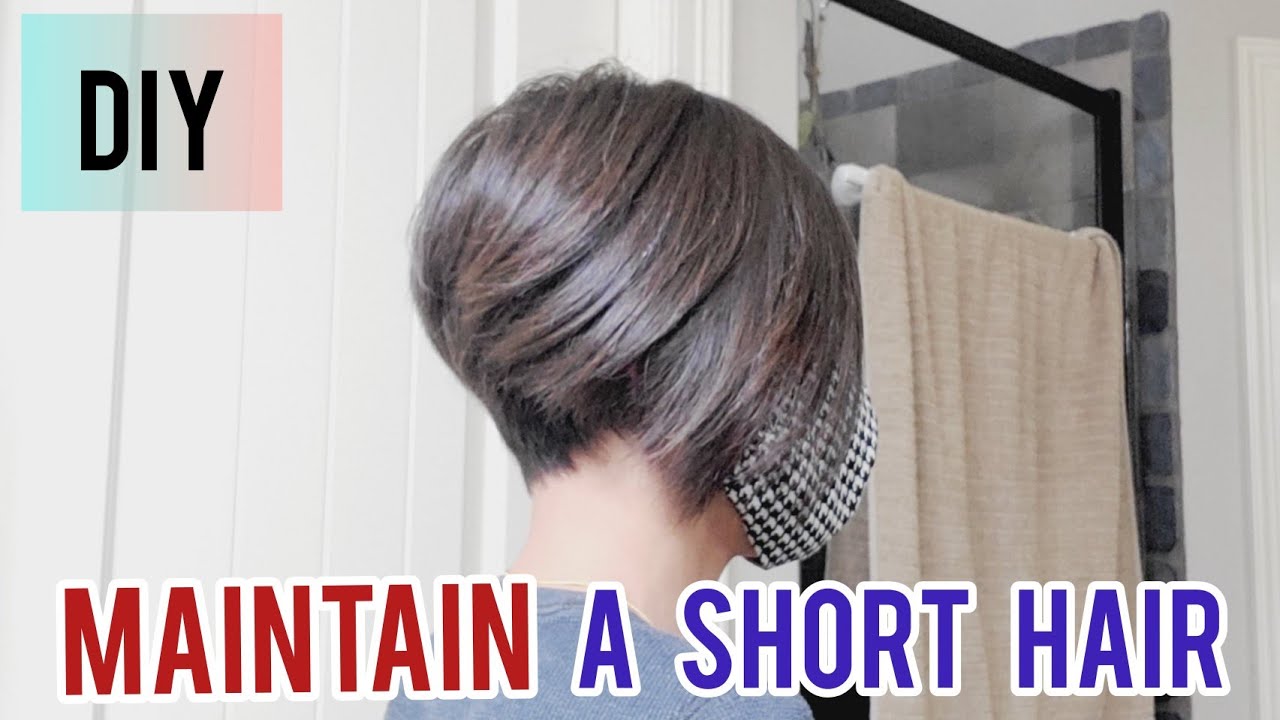 Maintain short hair at home!!! セルフショートヘアカット(ショートヘア維持のメンテナンスカット)