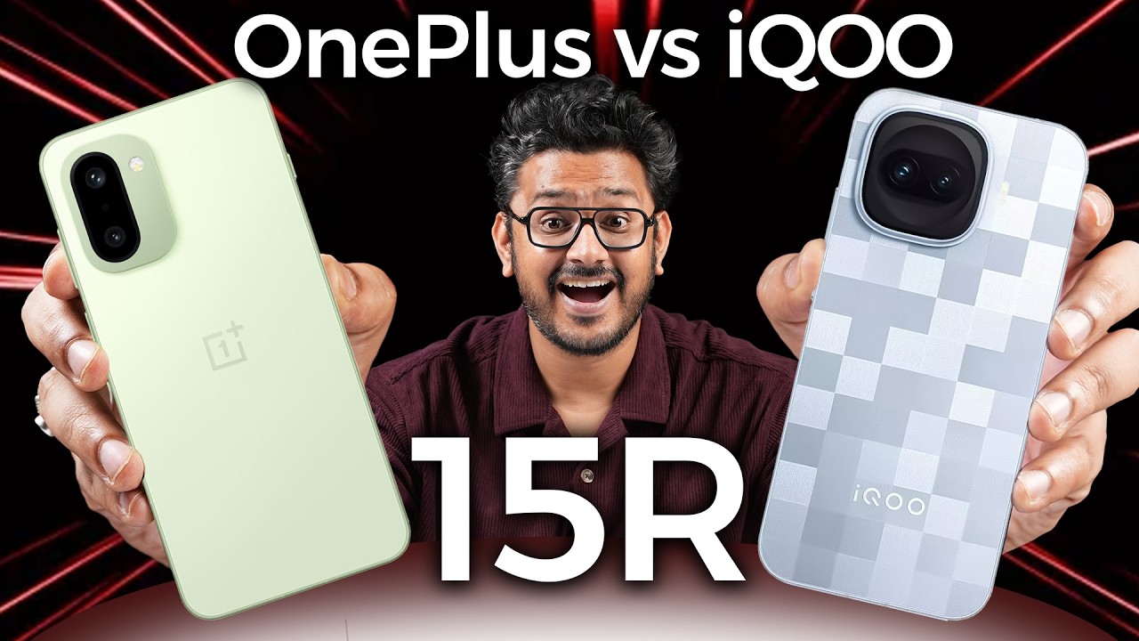 iQOO 15R vs OnePlus 15R⚡️Best Flagship Killer Smartphone? 🔥Best Smartphone Under 45K? Comparison