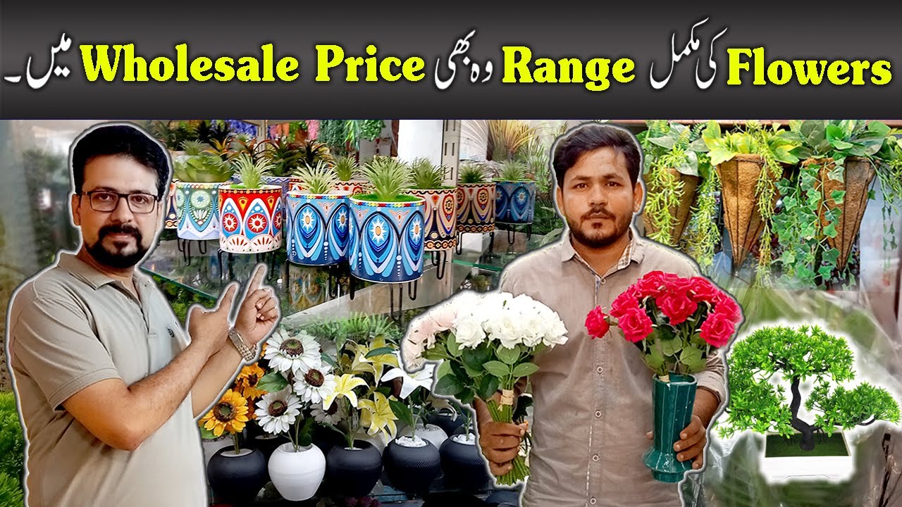 Karachi ki Sab Se Bari Imported Artificial Plants ki Wholesale Shop | Sab Kuch Wholesale Price Men