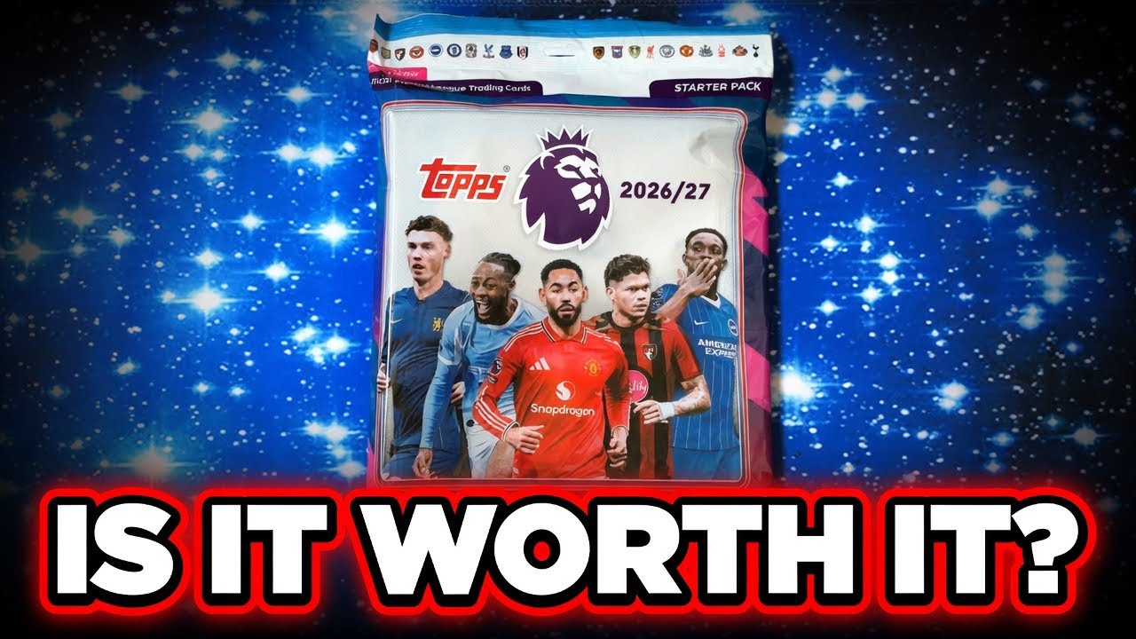 Обзор стартового набора Topps Flagship Premier League 2026/27