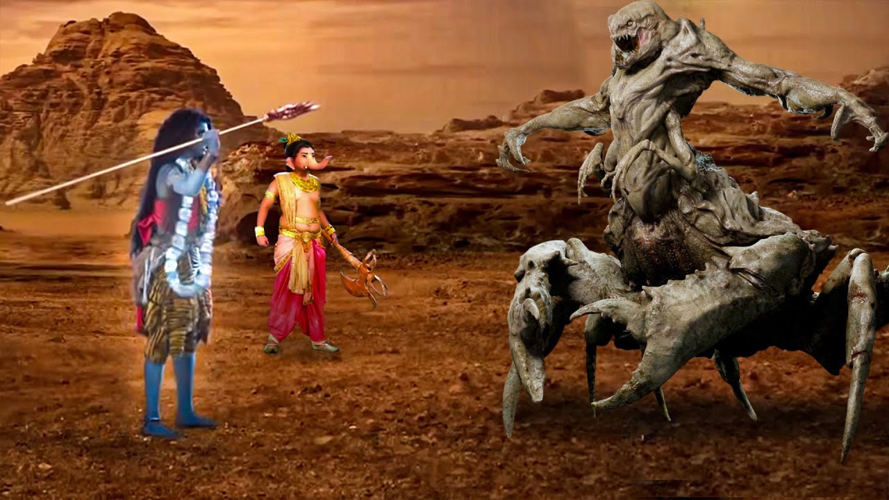 जब माँ काली से युद्ध लड़ने आया केकड़े जैसे दिखने वाला दानव | Vighnaharta Ganesha