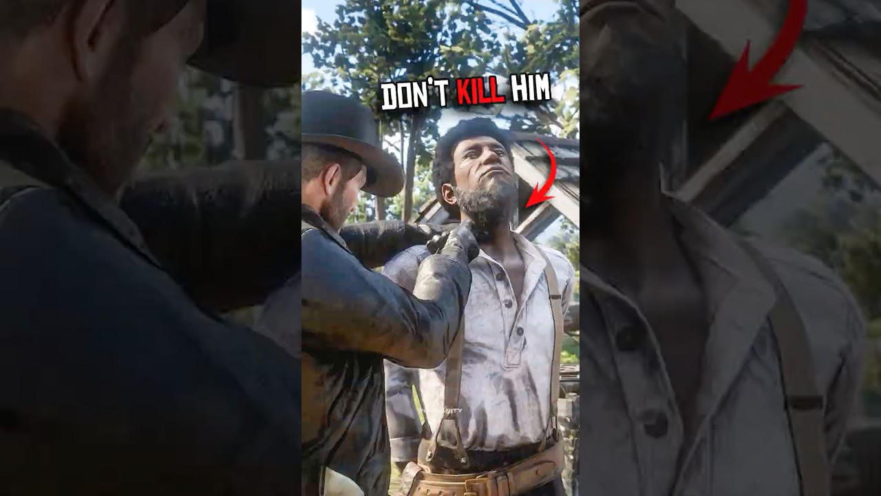 What happens if we spare Tilly's kidnapper in RDR2? | #fyp #rdr2 #shorts