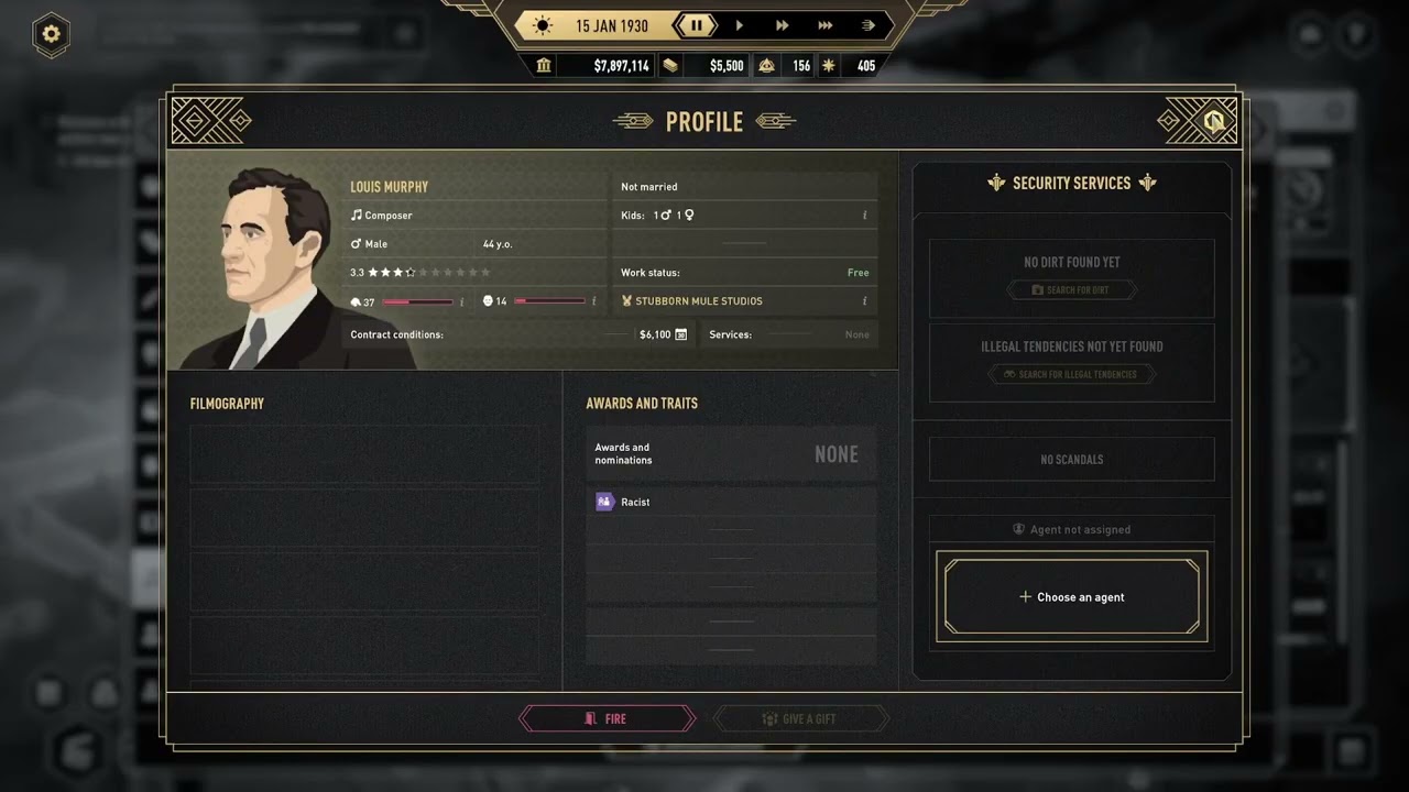 Прохождение игры Hollywood Animal - Эпизод 8 - Результаты первого года