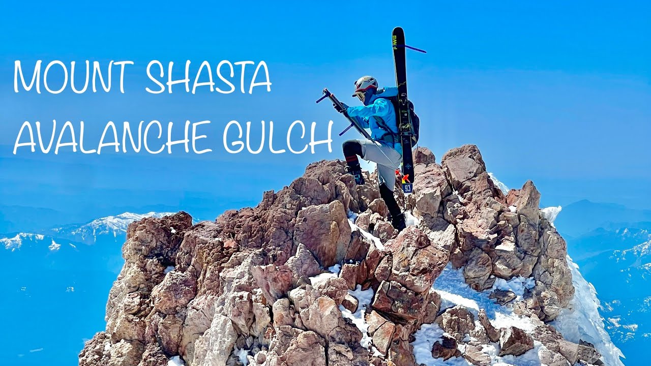 ВОСХОЖДЕНИЕ НА ГОРУ ШАСТА // Катание на лыжах по ущелью Эвеланш и западному склону // Один из 50 ...