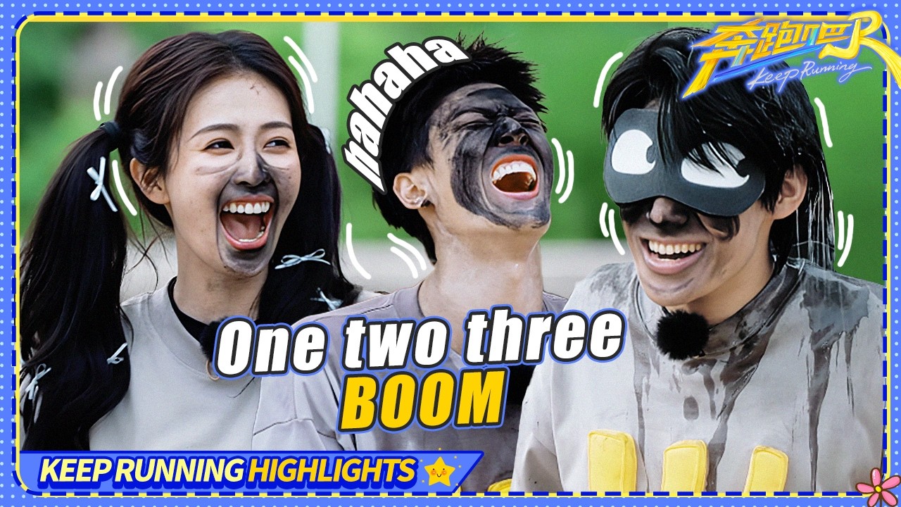 Everyone SOAKED by water balloons! Bai Lu in tears of laughter! 😂💦 / Keep Running S13