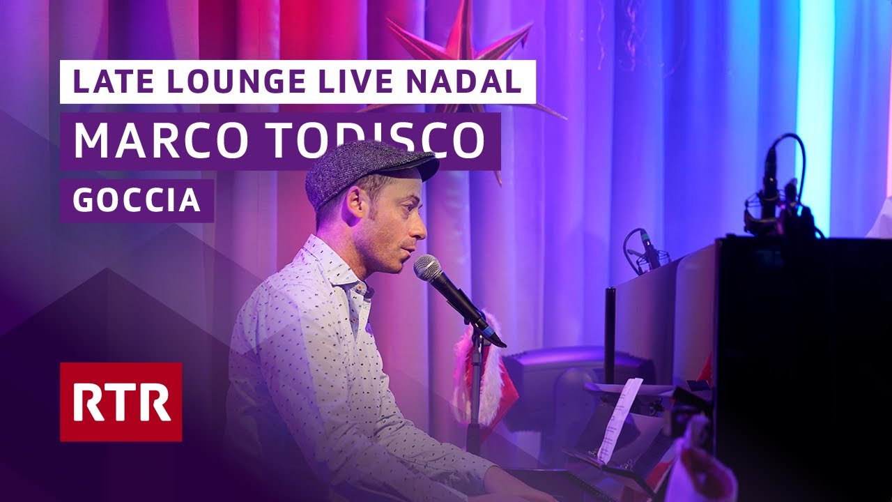 Goccia - Christmas Version l Marco Todisco l Showcase l Late Lounge Live l RTR Musica