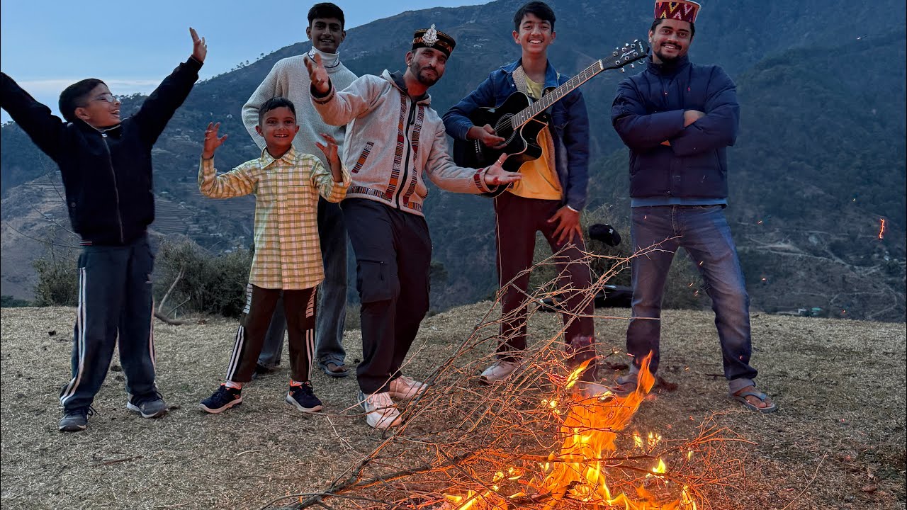 Full enjoy in village ❤️😍🌹//ishantbhardwajofficial//