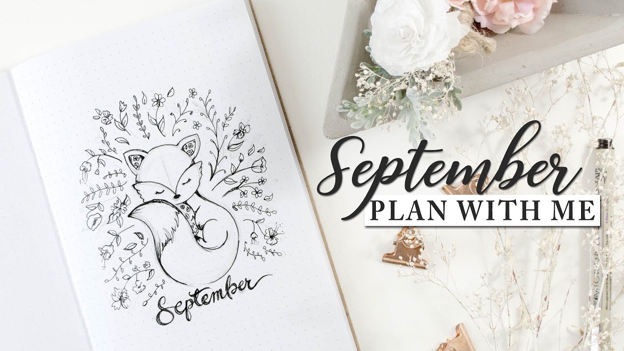 Plan with me | September 2017 | Bullet Journal Tips for Beginners!