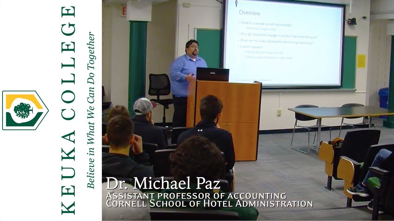 Keuka College: Dr. Michael Paz 12-06-17