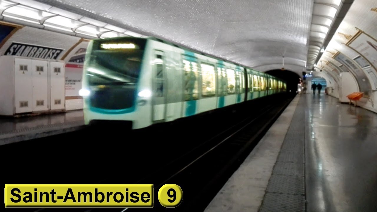 Сент-Амбруаз | линия 9 : Парижский метрополитен ( RATP MF01 )